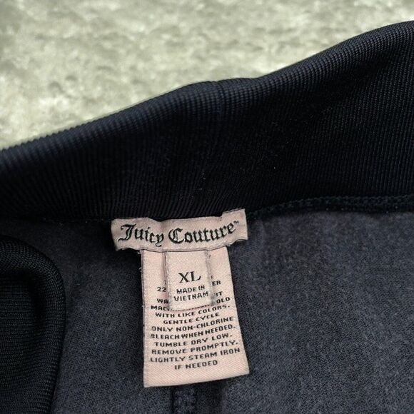 Juicy Couture Velour Jogger Pants Navy Blue - Picture 5 of 11